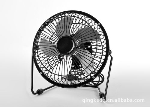 夏日清凉神器 USB铝叶金属360度旋转迷你风扇，厂家直销给你极致便携体验